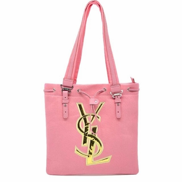 YSL Beauty Pink Women's Tote Bag - GWP 13.5 x 13.5 - New!! - Picture 2 of 12
